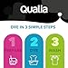 Qualia All Purpose Powder Fabric Dye, Easy to Use Dye for Natural Fabrics: Cotton, Wool, Silk, Wood, & Linen, Ultra Concentrated Colors, Color Mix, 16 Pack