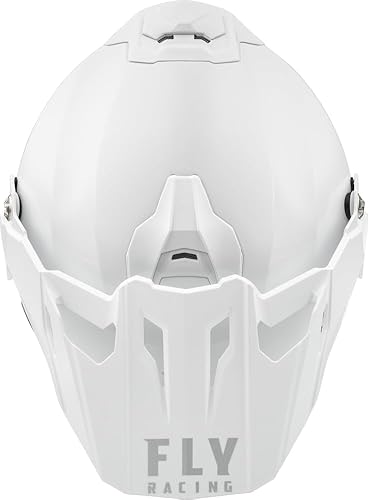 Miniatura 3 de Fly Racing Casco Trekker sólido (blanco, talla XL)