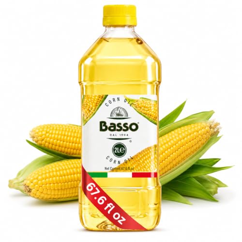 BASSO 1904 - Pure Corn Oil, 2 Liter (67.6 fl oz)