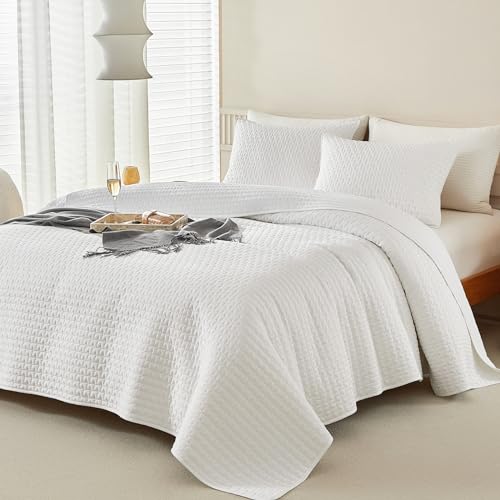 Warmdern White Quilt Set Queen Size thumb #1