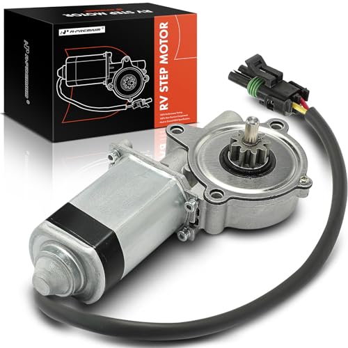 A-Premium RV Entry Step Motor Compatible with Kwikee Electric RV Steps 24 25 42 44 47 Revolution Series, Replace# 300-1457, 094707-05-701, 1010002326