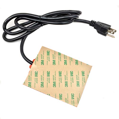 ENGINE OIL BLOCK HEATER Pan 3M stick on Pad (120V U.S.A. / Long CORD) Designed for: 4 Cylinder Engines by Z-TOOL HEATER TEC.