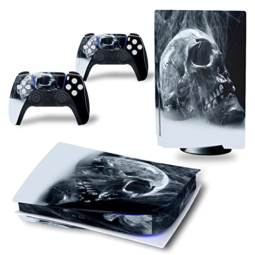�ی� For PS5 Skin Disc Edition Anime Console And Controller Vinyl Cover Skins Wraps For Version 29434 �C�A�Ȃ��A�c�����Ȃ�(3)
