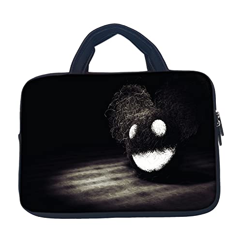 Image of Theskinmantra Black and White Smile Laptop Sleeve for 11 inch laptops