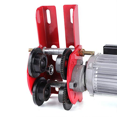 DONNGYZ Electric Push Beam Hoist Trolley Hoisting Track Trolley I-Beam Links All-Copper Motor for Powder Coating Material handling Industrial Impact Resistance 200W(US Stock)