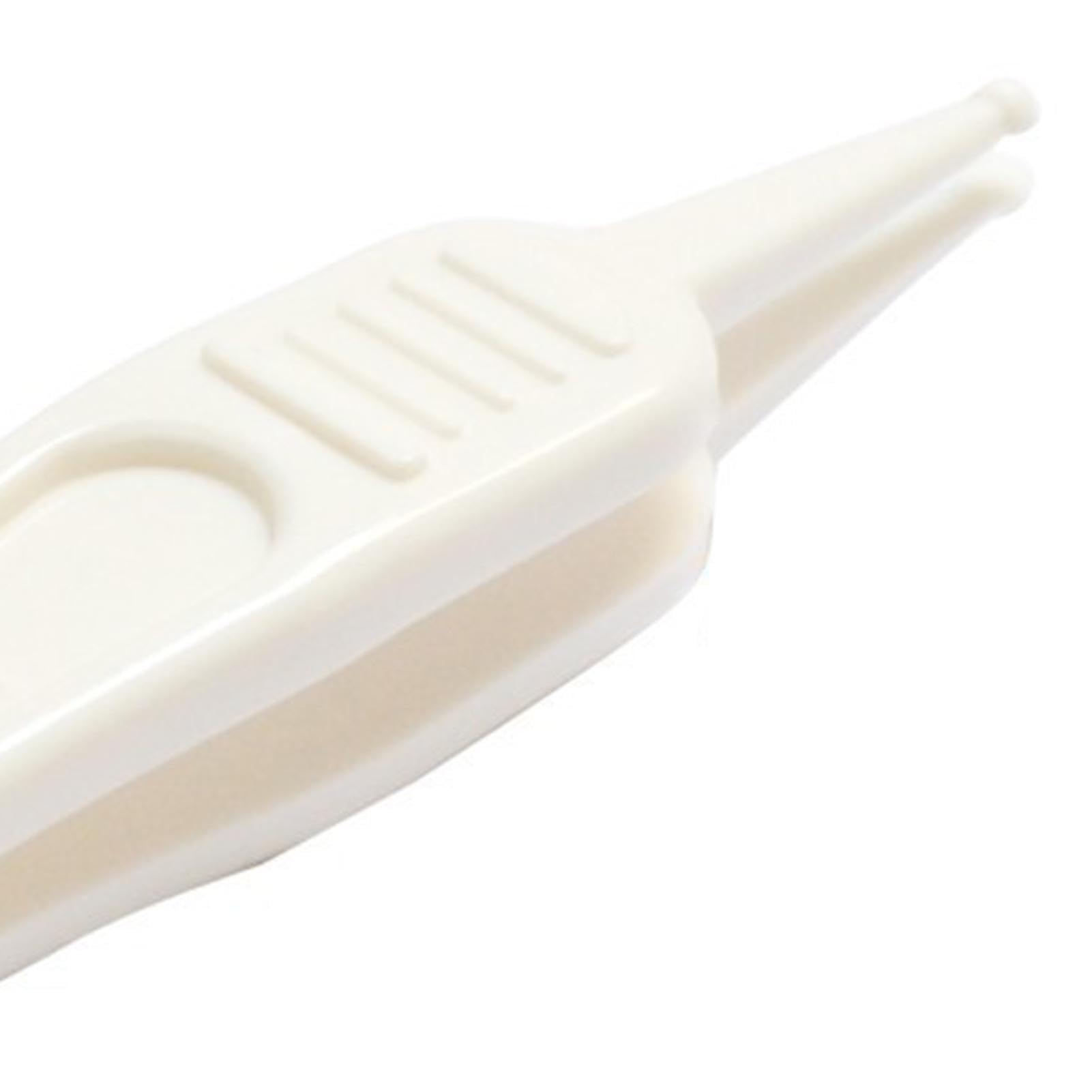 Pince à épiler pour bébé - Pince à épiler pour nettoyer les oreilles et le nez - Outil de nettoyage du nez - Tête ronde - Pour nettoyer la cavité nasale