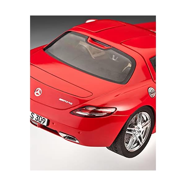 Revell Modellbausatz Auto 1:24 - Mercedes-Benz SLS AMG im Maßstab 1:24, Level 4, originalgetreue Nachbildung mit vielen… – Bild 7