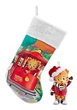 Daniel Tiger Christmas Decoration Bundle of 2, Ornament and 18 Inch Stocking