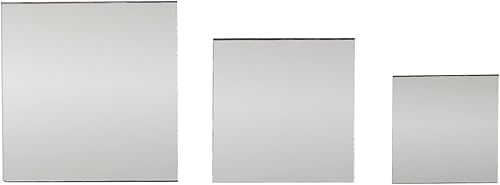 Miniatura 6 de 150 espejos cuadrados pequeños para manualidades, azulejos de vidrio para centros de mesa, decoraciones de bricolaje (3 tamaños)