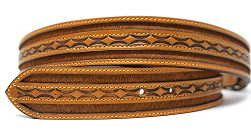 Durango Maverick Brindle Hair Leather Belt2
