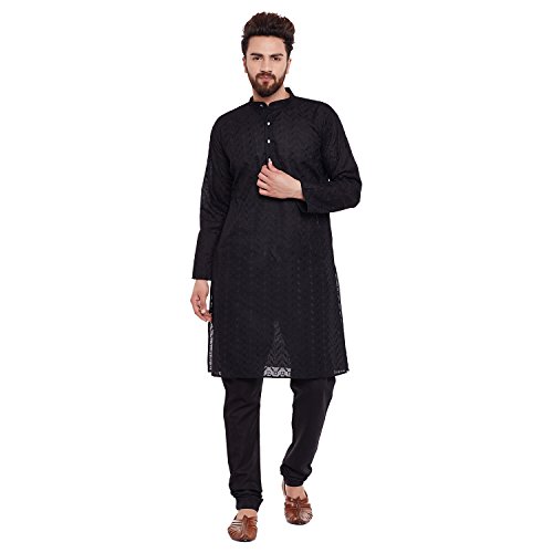 Image of SOJANYA Men's Cotton Regular Fit (Since 1958 ONLY Long Kurta