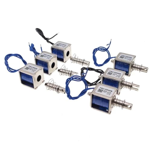 Électroaimant solénoïde TAU-0826B 12V avec course de 10mm et force de traction 20N