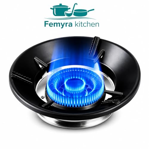Image of Gas Saver Stand for LPG & PNG | High Efficiency Burner Ring | Save Gas & Cook Faster | Durable Heat Resistant Metal | Universal Gas Stove Accessory