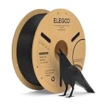 ELEGOO – ELEGOO PLA+ Filament 1.75mm Schwarz 1KG, PLA Plus 3D Drucker