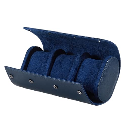 Samuliy Estuche de viaje para reloj, ligero estuche de viaje para reloj, organizador de viaje, elegante estuche de transporte para reloj, caja organizadora de almacenamiento para papá, novio, marido