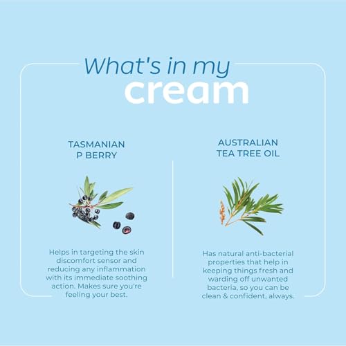 Image of Arth Intimate Cream for Moisturization |Reduces Dryness & Itching| Maintains pH Balance (3.5-4.5) |With Tasmanian Berry & Australian Tea Tree Oil | Daily Feminine Hygiene | Intimate Wash Alternative For Women | 60g x 2 packs