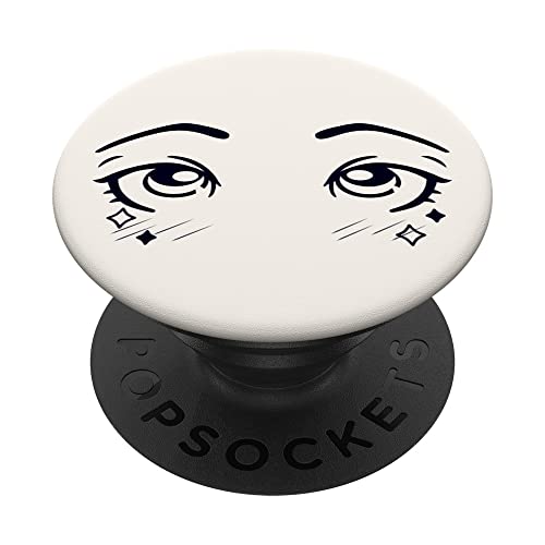 Lindo Anime Ojos Kawaii Japonés Manga Otaku PopSockets PopGrip Intercambiable