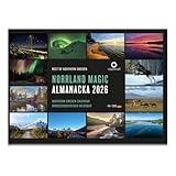Erlebt Norrland Magic Kalender 2026, Kalender 2026, Wandalmanach, Wandkalender, Fotokalender, Fotoalender, Norlandsalmanacka, Norrland-Kalender, Notizfelder, Wochennummer, Namenstage, Feiertage