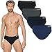 Produktbild Neti Herren Bambus Slips 4er Pack Unterhose sportlicher Schnitt Briefs Unterwäsche MNZ Übergröße M-3XL (DE/NL/SE/PL, Alphanumerisch, XL, Regular, Regular, 86040)