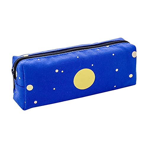 Ruiyete Bolsa Caso Lápiz Lápiz Japonés Gran Capacidad Estudiante Papelería Oficina Creativa y Papelería (azul) Cover