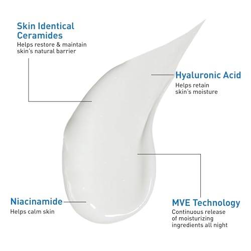 CeraVe PM Facial Moisturizing Lotion, 3 Ounce + AM Facial Moisturizing Lotion SPF 50, 3 Oz - image 3