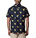 Columbia Men's Standard Super Slack Tide Shirt, WV - Navy Logo Print, Large