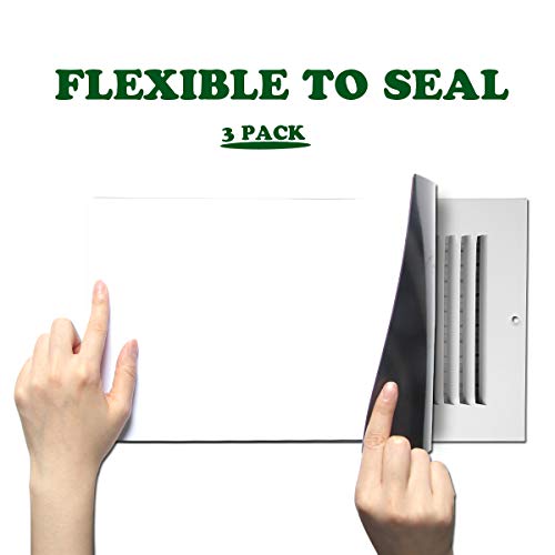 Vent Cover Magnetic 3-Pack (15.7“x7.8“x1.3mm) Strong Magnet Vent Covers for Ceiling/Wall/Floor of RVs