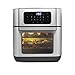 Princess Friggitrice Ad Aria Calda, 10 Litri, 10 Programmi di Cottura, 1500 W, Airfryer in Acciaio Inox, Cestello Rotante, 182065