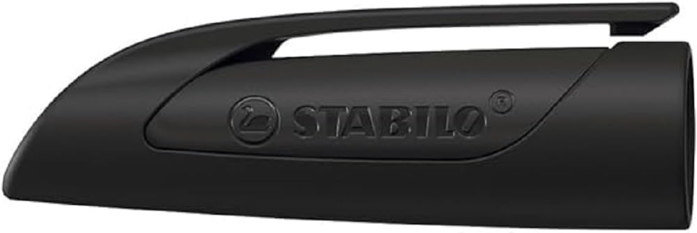 STABILO Cap for Ergonomic School Fountain Pen EASYbuddy - Pack of 1 - Black
