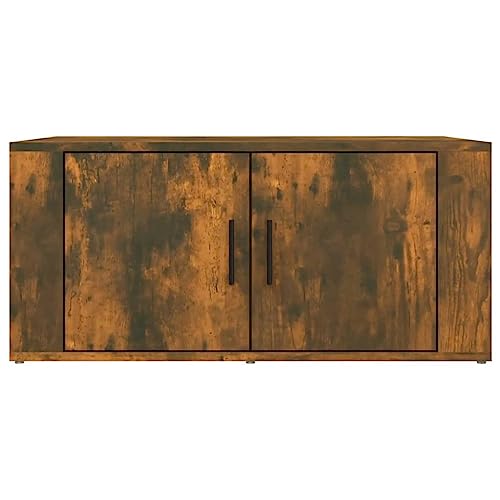 Mokuyary Couchtisch Räuchereiche 80x50x36 cm Holzwerkstoff, Wohnzimmertisch Couch Tisch für Wohnzimmer, Büro, Kleine Räume Sofatisch – Bild 7