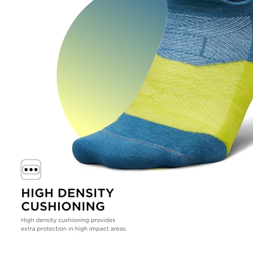 Image of Feetures Merino 10 Max Cushion No Show Tab Ankle Socks - Wool Socks for Women & Men - (1 Pair)