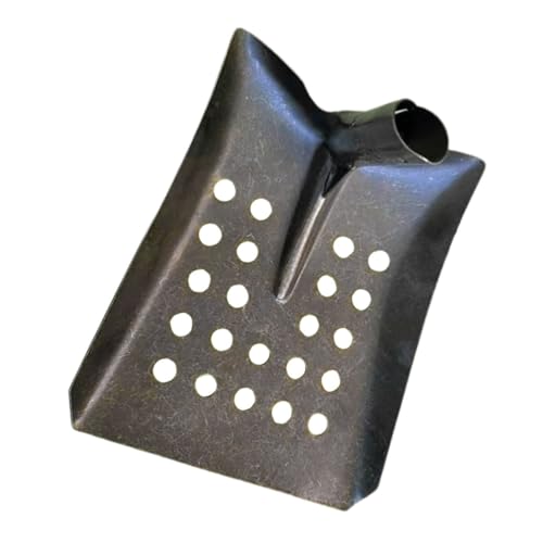 BESTonZON Pala Plana Multiusos para Limpieza De Estiércol En Granjas y Gallineros, Herramienta Agrícola Metálica De Gran Capacidad para Limpieza De Excrementos, Resistente