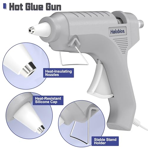 Image of Hot Glue Gun, Hot Glue Gun, Fast Preheating, Hot Glue Gun with 20 Glue Sticks, Hot Glue Gun, Hot Glue Gun, Full Size for Making