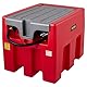 VEVOR Tragbarer Dieseltank 58 Gallonen Mobile Tankanlage, Rot Mobile Dieseltankstelle, 140 W Tankstation Dieseltank, 2600 RPM Transporttank, 12 V Automatik Pumpe, 4 m Schlauch Benzintank zum Betanken