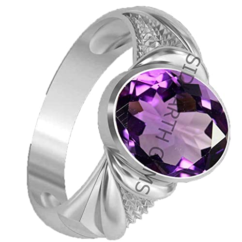 Bague améthyste ajustable taille 16-24 résolvant les problèmes de mesure de doigt