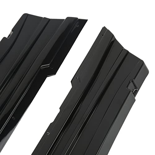 Placas laterais de reposição RC, preto não deformado facilmente placas laterais RC alta simulação al