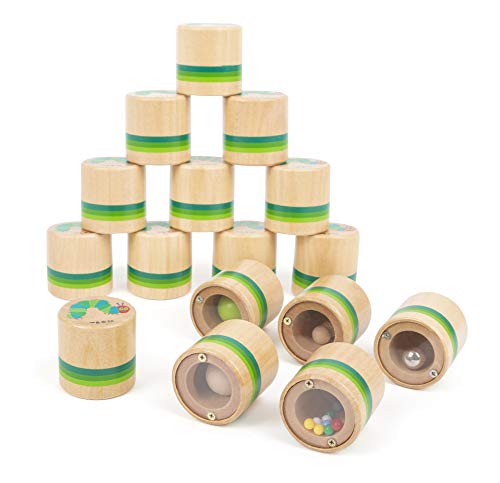 Small Foot Raupe Nimmersatt Hör-Memo, aus Holz, Sinnesspiel in Holzdosen, 16-teilig, ab 4 Jahren, Very Hungry… – Bild 4