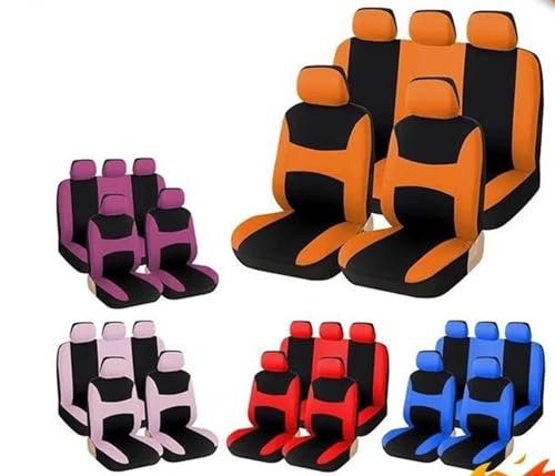 Housses de siège de voiture imperméables en cuir beige pour Civic 5 places