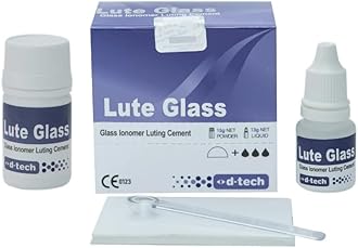 Dental D-Tech Lute Glass Ionomer Luting Cement GIC Type 1 | Pack of 1