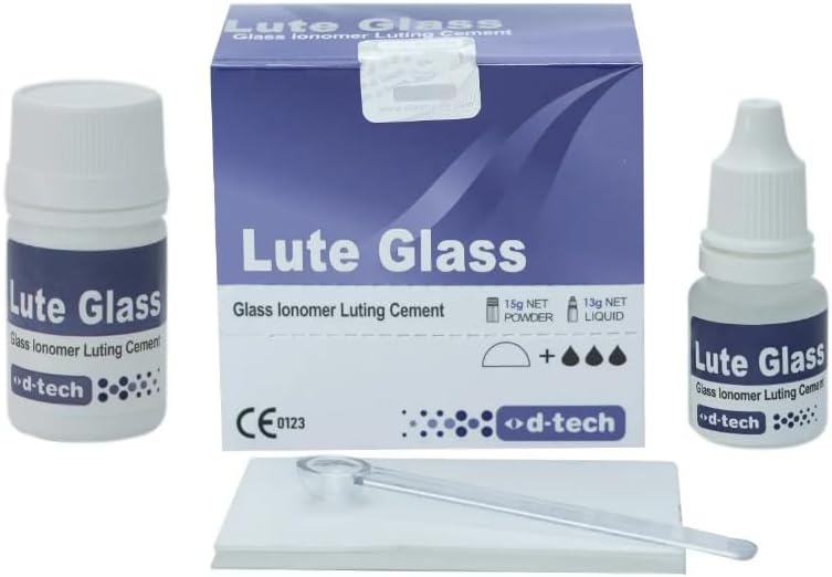 Dental D-Tech Lute Glass Ionomer Luting Cement GIC Type 1 | Pack of 1