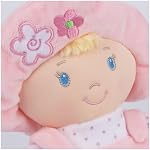 GUND Baby My First Dolly, Poupée en peluche pour bébés et tout-petits, Rose/Blanc, 13”