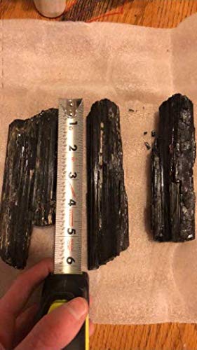 7oz - 12oz Black Tourmaline logs, grounding, harmonizing Mineral Specimen