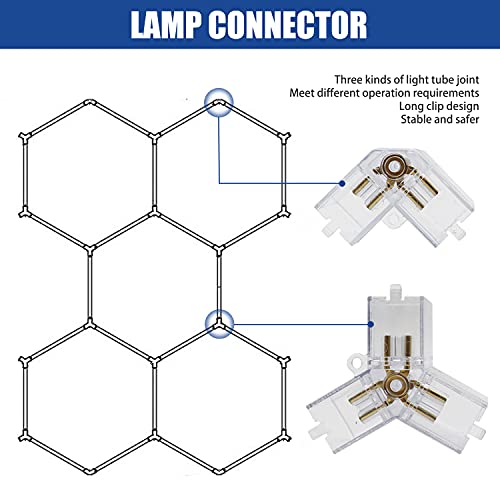 Goslarlit Car Detailing Led Shop Light Hexagon, 24 Pack, 144W 15950Lm 6500K Daylight White, Linkable Plug-In Ceiling Light For Garage Workshop Basement Gym Warehouse 95X66Inch #TOP4