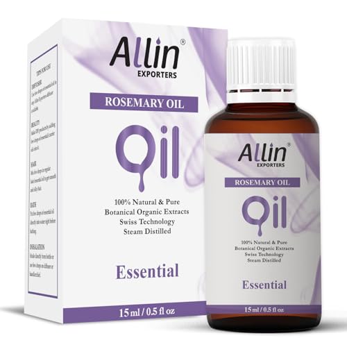 Allin Exporters Rosemary Essential Oil 15 ml | Aroma Oil for Home...
