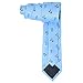 MENDEPOT Coconut Tree And Surfboard Necktie Microfibre Woven Nautical Theme tie