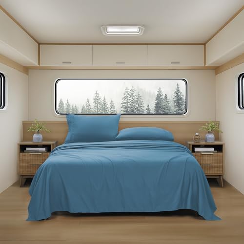 Camping Sheets Queen Size - Outdoor Air Mattress Sheet Set...