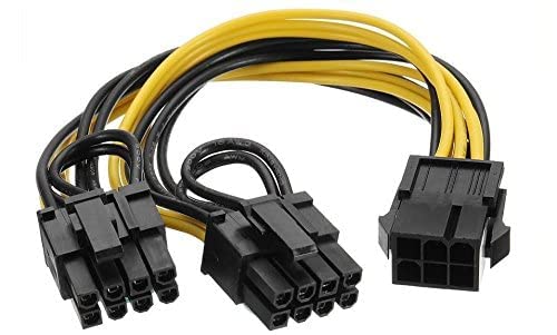 6 Pin to Dual PCIe 8 Pin (6+2) Graphics Card PCI Express Power Adapter GPU VGA Y-Splitter Extension Cable Mining Video Card Power Cable-image-17