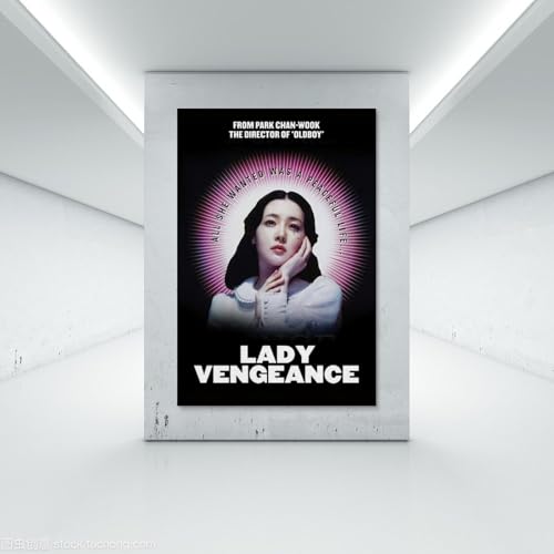 RWTWQGEQWGR Lady Vengeance Movie Poster Art Wall Decorative Aesthetic Cover Poster Design Painting 08x12inch(20x30cm) Unframe-style