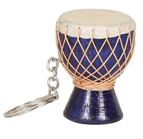 X8 Drums X8-Keych-Bl Djembe Drum Keychain - Blue #TOP18