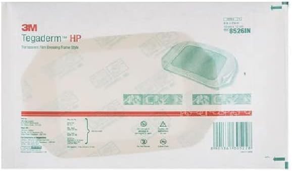 EXHALE Tegaderm 8526 IN Transparent Film Dressing, Waterproof & Hypoallergenic Wound Protection, Breathable & Long-Wear l Dressing, 10cm x 12cm (Pack of 5)